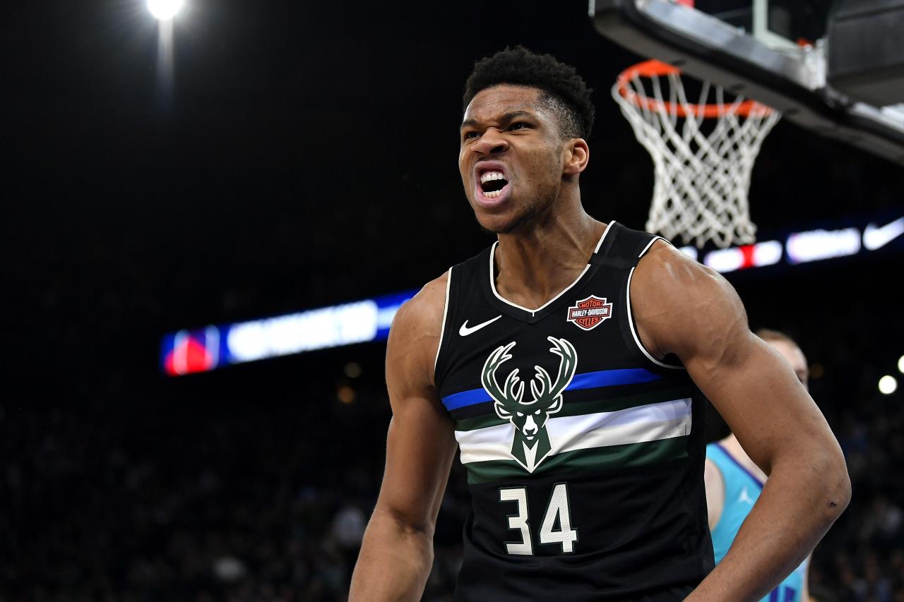 Giannis antetokounmpo bucks milwaukee finals suns scores getty smash engaged champion dominates rout defector observations blistered casterline justin